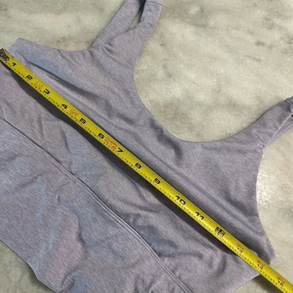 X BY GOTTEX Silhouette Bralette In Lavender Heather. Size Small